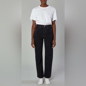 Still Here Childhood Jeans in Burgundy and Washed Black